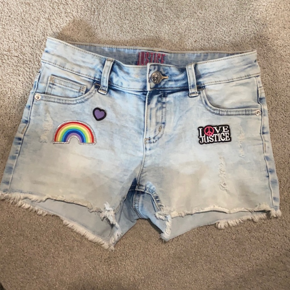 Patchwork shorts